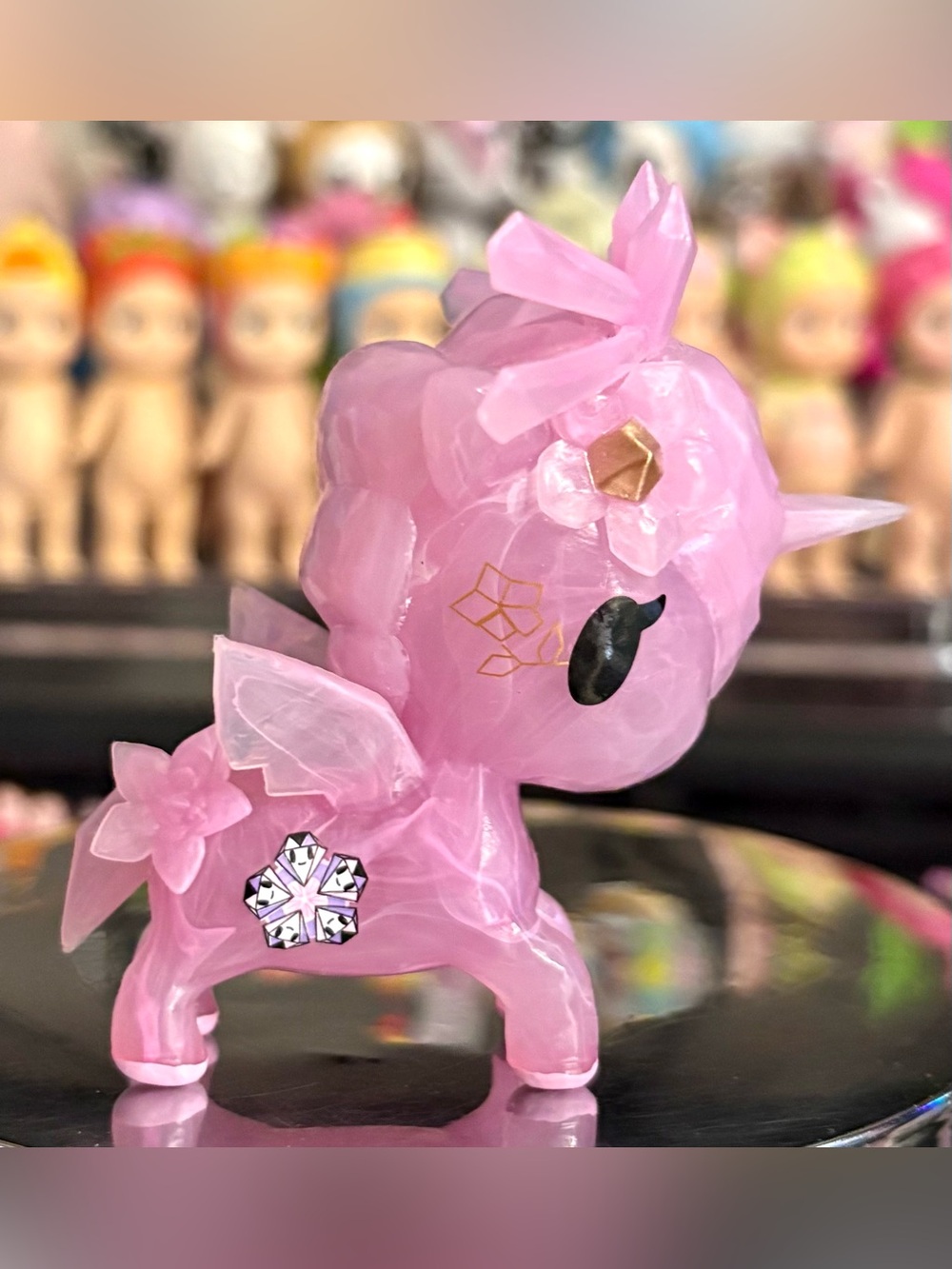 Tokidoki Rose Quartz Unicorno Precious Heart Series Collectible Art Figure